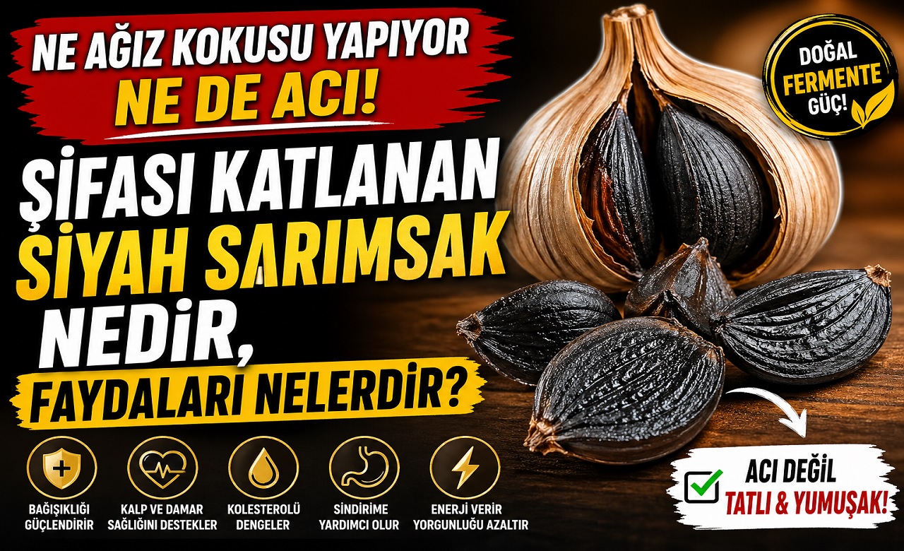 Ne Ağız Kokusu Yapıyor Ne de Acı! Şifası Katlanan Siyah Sarımsak Nedir, Faydaları Nelerdir?